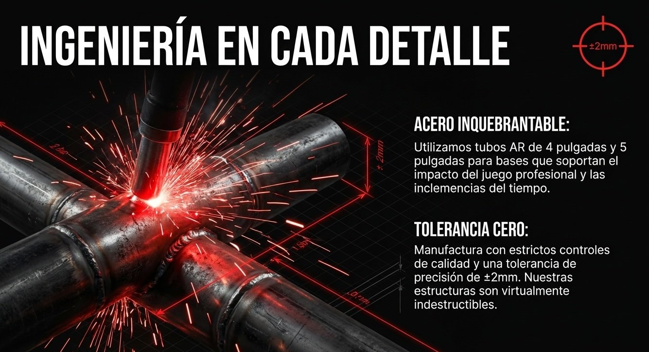Anatomía de la Ventaja Táctica: Soldadura profesional MAG/MIG y corte milimétrico en planta propia. Tolerancia técnica de +- 2mm.
